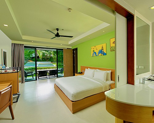 Two Bedroom Family Suite with Pool View