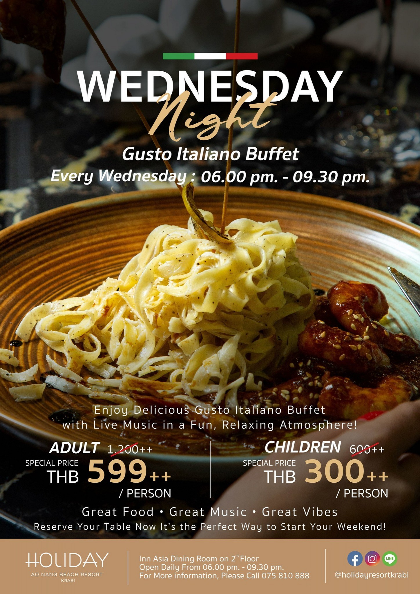 Wednesday Dinner Buffet