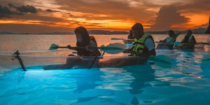 night kayak